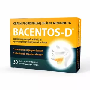 BACENTOS-D orální probiotikum 30 tablet