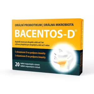 BACENTOS-D orální probiotikum 20 tablet