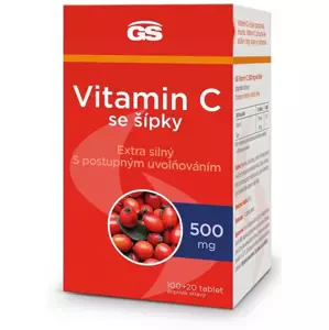 GS Vitamin C500 se šípky 100 + 20 tablet