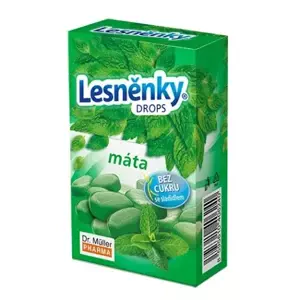 Dr.Müller Lesněnky drops máta bez cukru 38 g