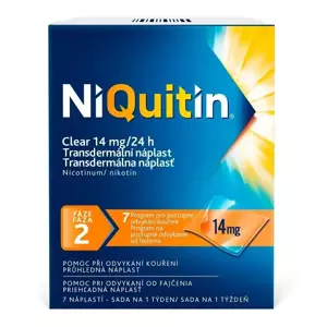Niquitin Clear 14mg 14 mg/24h tdr.emp. 7