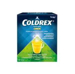 Coldrex Horký nápoj Citron por.plv.sol.scc.10 ks