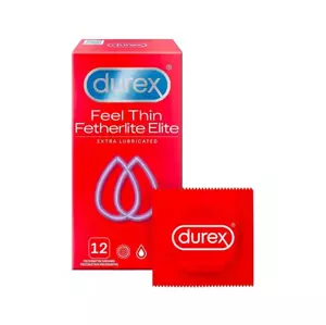 Durex Feel Thin Extra Lubricated 12ks