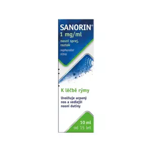 Sanorin 1mg/ml nosní sprej 10 ml