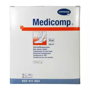 Medicomp Kompres sterilní 10 x 10 cm 25 x 2 ks