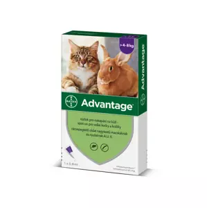 Advantage Spot-on pro malé kočky a králíky 80 mg 1 x 0,8 ml