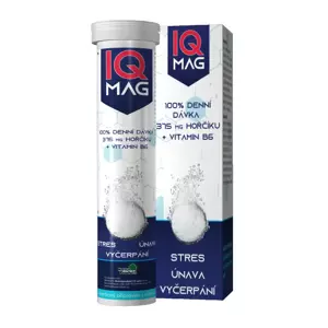 IQ Mag hořčík 375 mg + B6 šumivé tablety tablet 20
