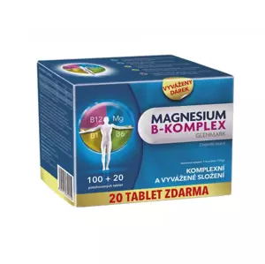 Glenmark Magnesium B-komplex 120 tablet