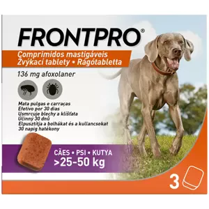 Frontpro 136 mg 25 - 50 kg žvýkací 3 tbl