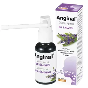 Dr. Müller Pharma Anginal ústní sprej se šalvějí 30 ml