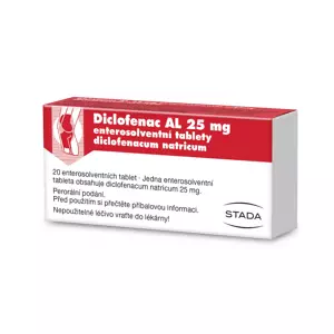 Diclofenac AL 25 por.tbl.flm. 20 x 25 mg