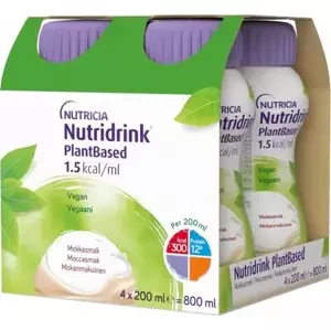 Nutridrink PlantBased s příchutí kávy 4 x 200 ml