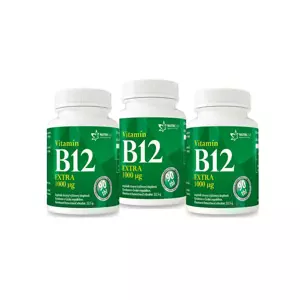 Vitamín B12 EXTRA 1000mcg 3 x 90 tablet