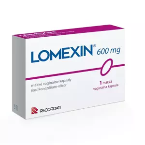 Lomexin 600mg vag.cps.mol. 1