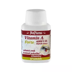 MedPharma Vitamin A 6000 I.U. Forte, 67 tobolek
