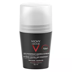 Vichy Homme Deodorant deodorant roll-on proti bílým a žlutým skvrnám 48h 50 ml