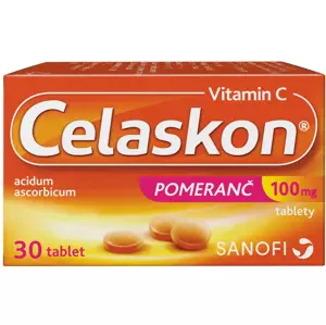 Celaskon Vitamin C 100 mg Pomeranč 30 tablet