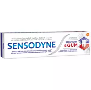 Sensodyne Sensitivity & Gum Whitening bělicí zubní pasta pro ochranu zubů a dásní 75 ml