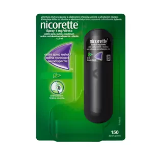 Nicorette spray 1 mg-dávka orm.spr. 1 x 13,2 ml 150 mg