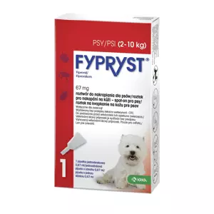 Fypryst Spot-on Dog S 2-10 kg 1 x 0,67 ml