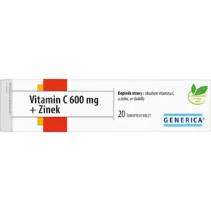 Generica Vitamin C 600 mg + Zinek 20 tablet