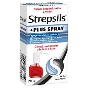 Strepsils Plus spray orm.spr. 1 x 20 ml