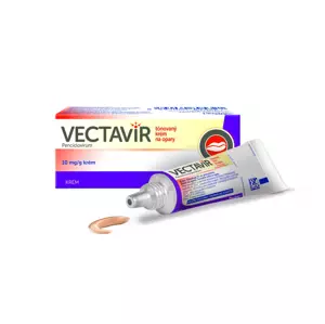 Vectavir tónovaný krém na opary 10mg/g crm. 2g