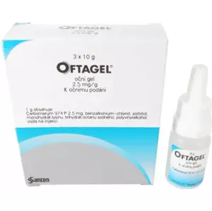Oftagel oph.gel. 3 x 10 g/25 mg