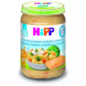 HiPP Těstoviny s lososem brokolicí a smetanou 250 g