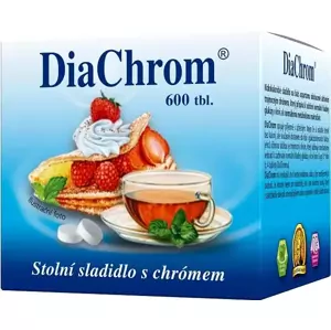 DiaChrom nízkokalorické sladidlo 600 tbl