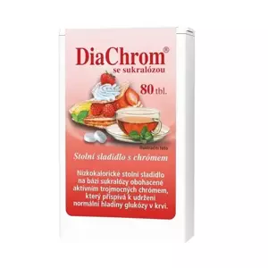 DiaChrom se sukralózou 80 tablet
