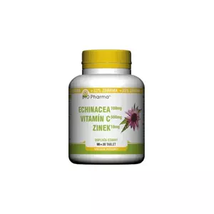 MedPharma Echinacea 100 mg + VitamínC 500 mg + Zinek 10 mg 120 tablet