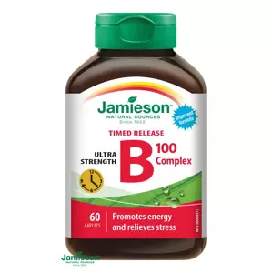 Jamieson B-komplex 100 mg s postupným uvolň. 60 tablet