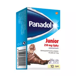 Panadol Junior čípky rct.sup. 10 x 250 mg