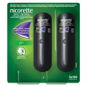 Nicorette spray 1 mg-dávka orm.spr. 2 x 13,2 ml 150 mg