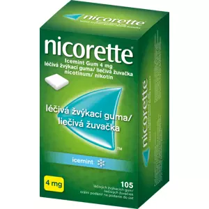 Nicorette Icemint Gum 4 mg orm.gum mnd. 105 x 4 mg