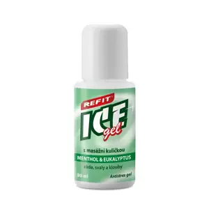 Refit Ice gel roll-on Eukalypt na krční páteř 80 ml