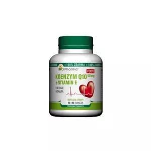 BioPharma Koenzym Q10 Forte 60 mg + Vitamín E 120 kapslí