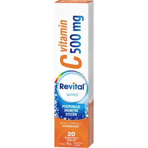 Revital C vitamin 500 mg pomeranč tablet eff.20