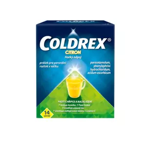 Coldrex Horký nápoj Citron por.plv.sol.scc.14 ks