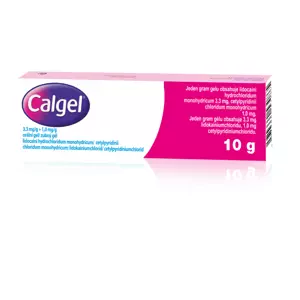Calgel 3,3 mg/g+1 mg/g prm.gel 1 x 10 g