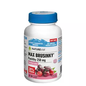 Swiss Max Brusinky pastilky 36 pastilek