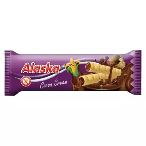 Alaska Kukuřičné trubičky plněné kakaové 18 g