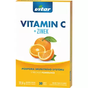 Vitar Revital Vitamin C+zinek 30 tablet