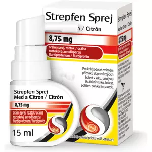 STREPFEN Sprej Med a Citron 8,75 mg orální sprej, roztok 15 ml