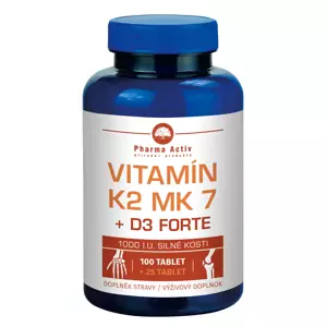 Pharma Activ Vitamín K2 MK 7 + D3 Forte 125 tablet