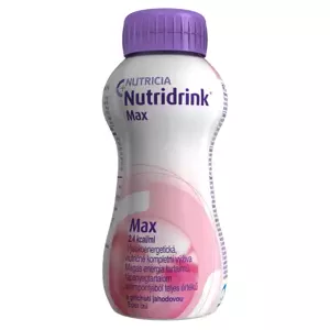 Nutridrink Max s příchutí jahodovou por.sol. 4 x 300 ml