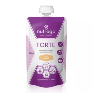 Nutrego Forte s příchutí oříšek por.sol.12 x 200 ml