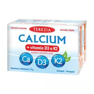 TEREZIA CALCIUM + vitamin D3 a K2 cps.30