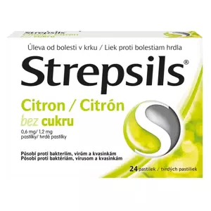 Strepsils Citron bez cukru orm.pas.24
